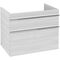 V&B Waschtischunterschrank VENTICELLO 753x590x502mm Griff chr White Wood