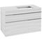 V&B Waschtischunterschrank VENTICELLO 957x606x502mm Griff chr White Wood