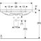 Geberit Waschtisch iCon Light 900x480mm m Abl. m HL mit Überlauf weiß