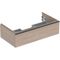 Geberit Waschtischunterschrank iCon 900x247x476mm Eiche/Griff lava matt