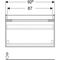 Geberit WT-Unterschrank RENOVA PLAN m 1 Schubl. 1000x606x446mm La we hgl
