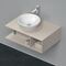 Duravit Waschtischunterbau D-NEO 1 Fach rechts 260x800x550mm taupe