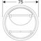 Geberit Lichtspiegel OPTION ROUND Beleuchtung direkt und indirekt d= 750mm