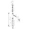 Einhebel-Waschtischmischer AXOR UNO 110 Zerogriff chrom