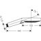 HG Handbr RAINDANCE SELECT S 120 3jet DN 15, EcoSmart Version mattschwarz