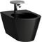 Laufen Wandbidet KARTELL 1 Hahnloch-Ausführung schwarz
