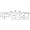 Laufen Waschtisch LAUFEN PRO S m WT-Unterbau 1000x500mm 2 Schubl. Ei h.