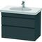Duravit Waschtischunterbau DURASTYLE 453x800x610mm graphit matt
