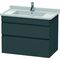 Duravit Waschtischunterbau DURASTYLE 470x800x618mm graphit matt