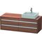 Duravit Waschtischunterbau KETHO 550x1400x496mm Be rechts nussbaum natur