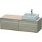 Duravit Waschtischunterbau KETHO 550x1400x426mm Becken rechts pine silver