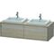 Duravit Waschtischunterbau KETHO 550x1400x426mm pine silver