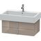 Duravit Waschtischunterbau VERO 431x750x298mm graphit matt