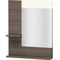 Duravit Spiegel VERO 142x650x800mm, Beleuchtung pine terra