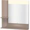 Duravit Spiegel VERO 142x800x800mm Be cappuccino hochglanz