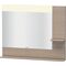 Duravit Spiegel VERO 142x1000x800mm, Beleuchtung pine silver