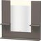 Duravit Spiegel VERO 142x850x800mm Be flannel grey seidenmatt