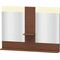 Duravit Spiegel VERO 142x1100x800mm Be amerik. nussbaum