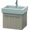 Duravit Waschtischunterbau X-LARGE 443x550x448mm pine silver