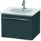 Duravit Waschtischunterbau X-LARGE 497x600x456mm graphit matt
