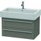 Duravit Waschtischunterbau X-LARGE 443x750x448mm flannel grey seidenmatt