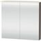 Duravit Spiegelschrank X-LARGE 138x800x760mm flannel grey seidenmatt