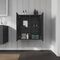 Duravit Halbhochschrank L-CUBE 700x243x800mm graphit matt