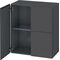 Duravit Halbhochschrank L-CUBE 700x363x800mm graphit matt