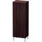 Duravit Halbhochschrank L-CUBE 500x363x1320mm Ans links kastanie dunkel
