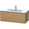Duravit Waschtischunterbau L-CUBE 1020x481x400mm europäische eiche