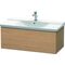 Duravit Waschtischunterbau L-CUBE 1020x481x405mm europäische eiche