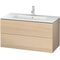 Duravit Waschtischunterbau L-CUBE 1020x481x550mm mediterrane eiche