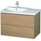 Duravit Waschtischunterbau L-CUBE 820x481x555mm europäische eiche