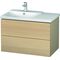 Duravit Waschtischunterbau L-CUBE 820x481x555mm mediterrane eiche