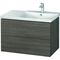 Duravit Waschtischunterbau L-CUBE 820x481x555mm pine terra