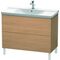 Duravit Waschtischunterbau L-CUBE 1020x481x709mm europäische eiche