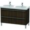 Duravit Waschtischunterbau X-LARGE 1150x470x668mm nussbaum gebürstet