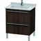 Duravit Waschtischunterbau X-LARGE 650x470x668mm kastanie dunkel