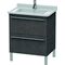 Duravit Waschtischunterbau X-LARGE 650x470x668mm eiche dunkel gebürstet