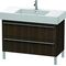 Duravit Waschtischunterbau X-LARGE 1000x470x588mm nussbaum gebürstet
