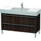 Duravit Waschtischunterbau X-LARGE 1200x470x588mm kastanie dunkel