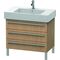 Duravit Waschtischunterbau X-LARGE 800x470x588mm europäische eiche