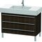 Duravit Waschtischunterbau X-LARGE 1000x470x588mm nussbaum gebürstet