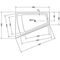 Duravit Whirlwanne PAIOVA 295 l 1800x1400mm we 1 RS li Combi-Syst