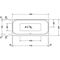 Duravit Rechteck-Whirlwanne HAPPY D.2 180 l 180x80 we 2 RS Combi-System P