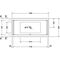 Duravit Rechteck-Whirlwanne STARCK 212 l 180x90 we 2 RS Combi-System L