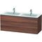 Duravit Waschtischunterbau L-CUBE 1290x481x555mm nussbaum natur