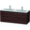 Duravit Waschtischunterbau L-CUBE 1290x481x550mm kastanie dunkel