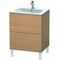 Duravit Waschtischunterbau L-CUBE 620x481x704mm europäische eiche