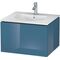 Duravit Waschtischunterbau L-CUBE 514x620x400mm stone blue hochglanz